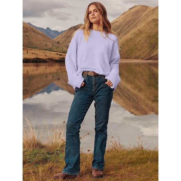 Oversized Sweaters Fuzzy Knit Chunky Pullover Sweater For Women - Picture 3 of 8